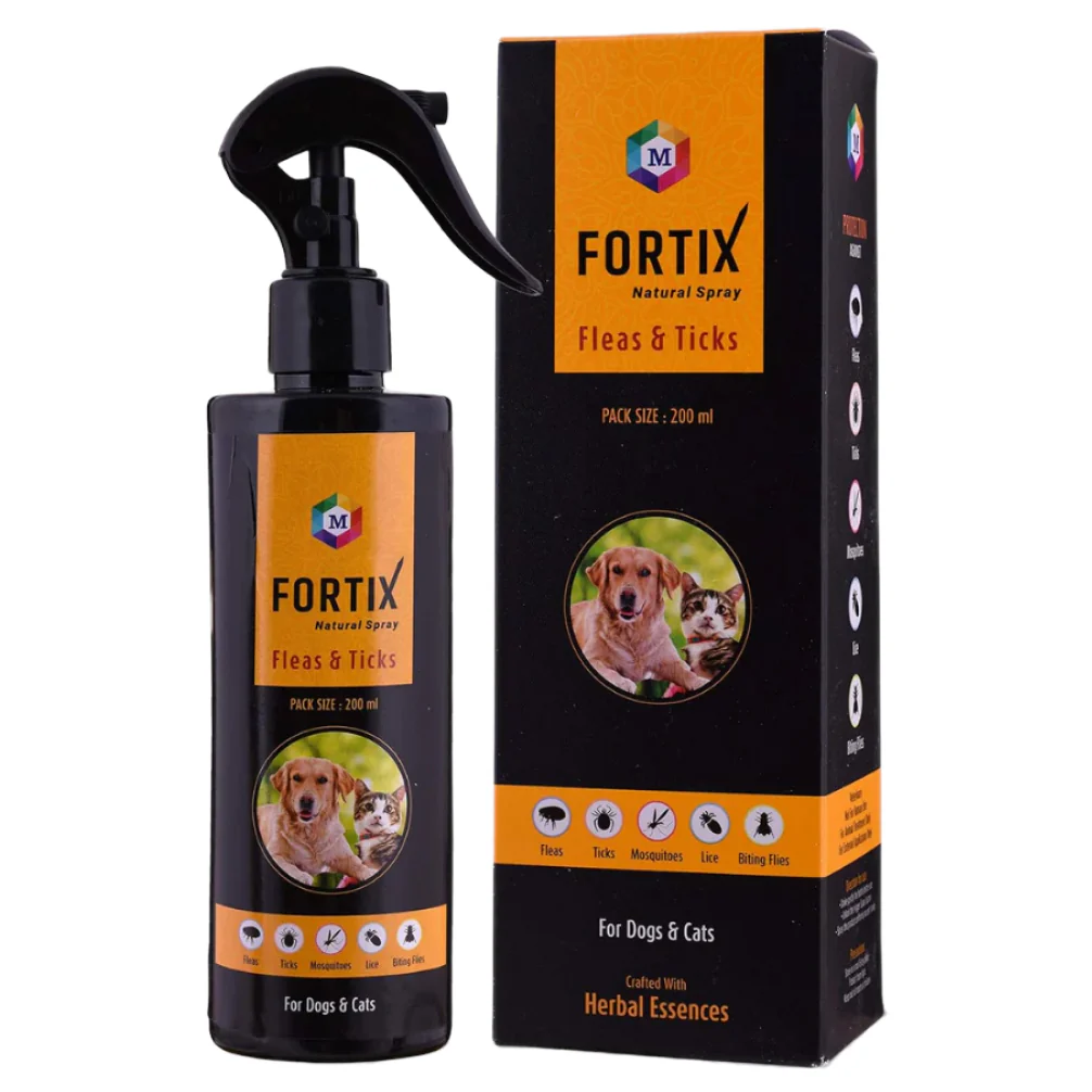Medfly Healthcare Fortix Tick & Flea Spray for Dogs and Cats - Image 3