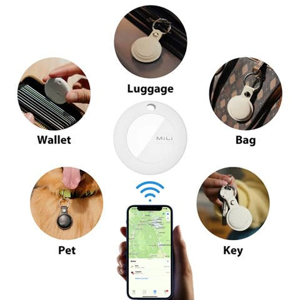 Mitag Anti Loss Device with Keychain Tracker (Brown) | IOS - Image 4