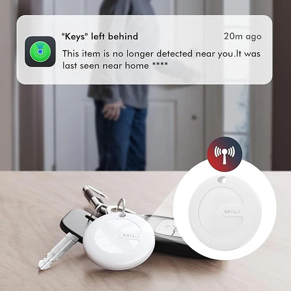 Mitag Anti Loss Device with Keychain Tracker (Brown) | IOS - Image 8