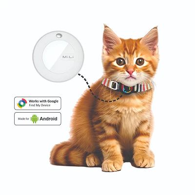 Mitag Go Anti Loss Device with Collar for Cats (Black) | Android - Image 3