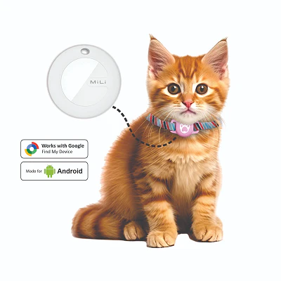 Mitag Go Anti Loss Device with Collar for Cats (Pink) | Android - Image 3