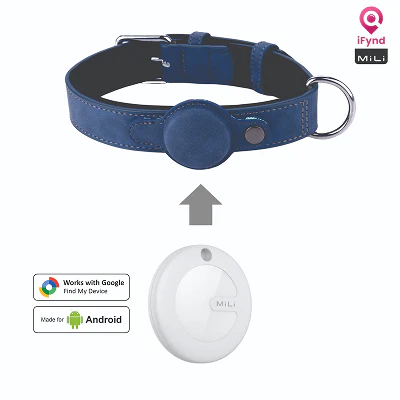 Mitag Go Anti Loss Device with Collar for Small Dogs (Blue) | Android - Image 3
