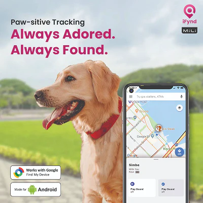 Mitag Go Anti Loss Device with Collar for Small Dogs (Blue) | Android - Image 6