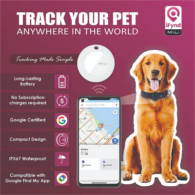 Mitag Go Anti Loss Device with Collar for Small Dogs (Blue) | Android - Image 8