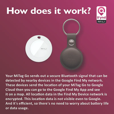 Mitag Go Anti Loss Device with Keychain for Dogs and Cats (Black) | Android - Image 11