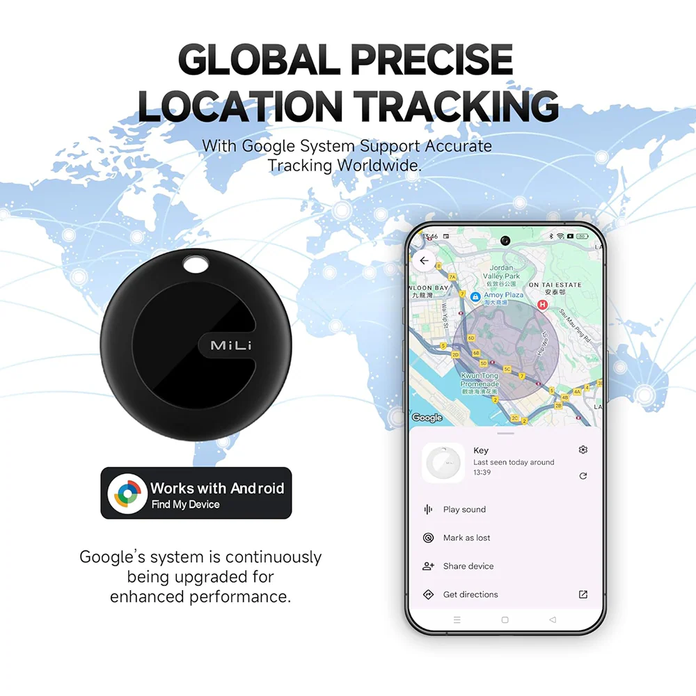 Mitag Go Anti Loss Device with Keychain Tracker (Brown) | Android - Image 5