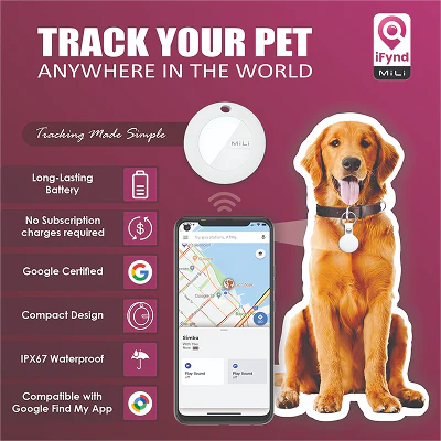 Mitag Go Anti Loss Device with Keychain for Dogs and Cats (White) | Android - Image 9