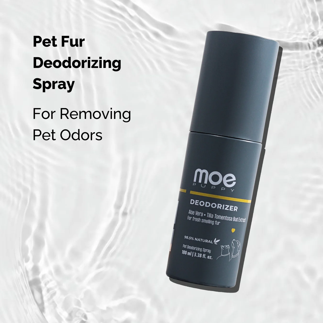 Moe Puppy Aloe Vera Deodorizer for Dogs and Cats - Image 2