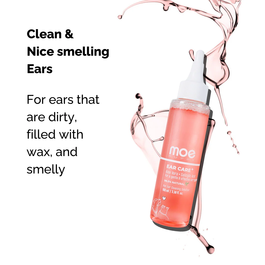 Moe Puppy Care Plus Ear Cleanser for Dogs and Cats - Image 3