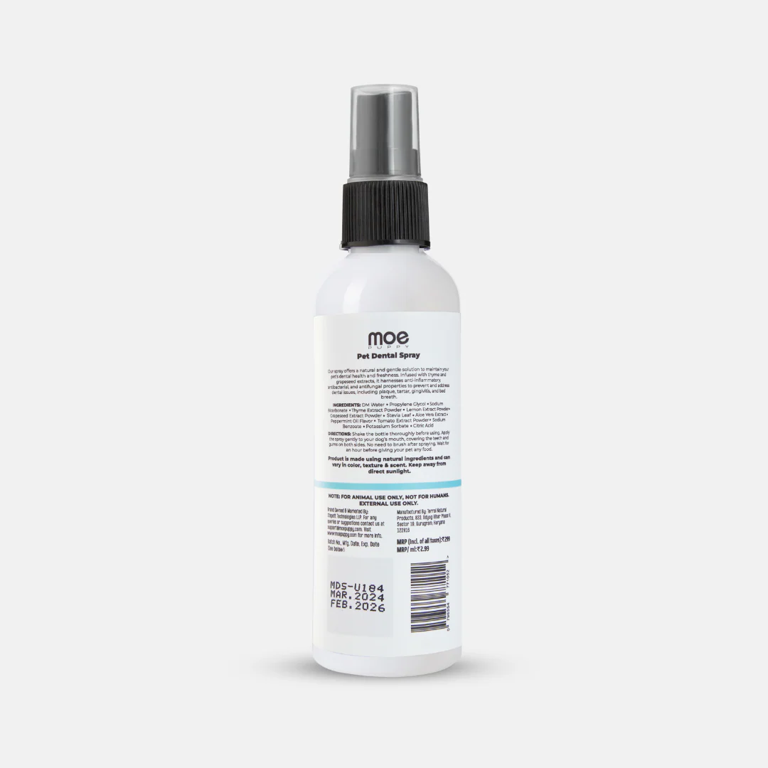Moe Puppy Thyme Grapeseed Dental Spray for Dogs & Cats - Image 6