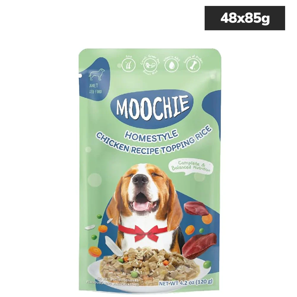Moochie Homestyle Chicken and Rice Gravy Adult Dog Wet Food - Image 4