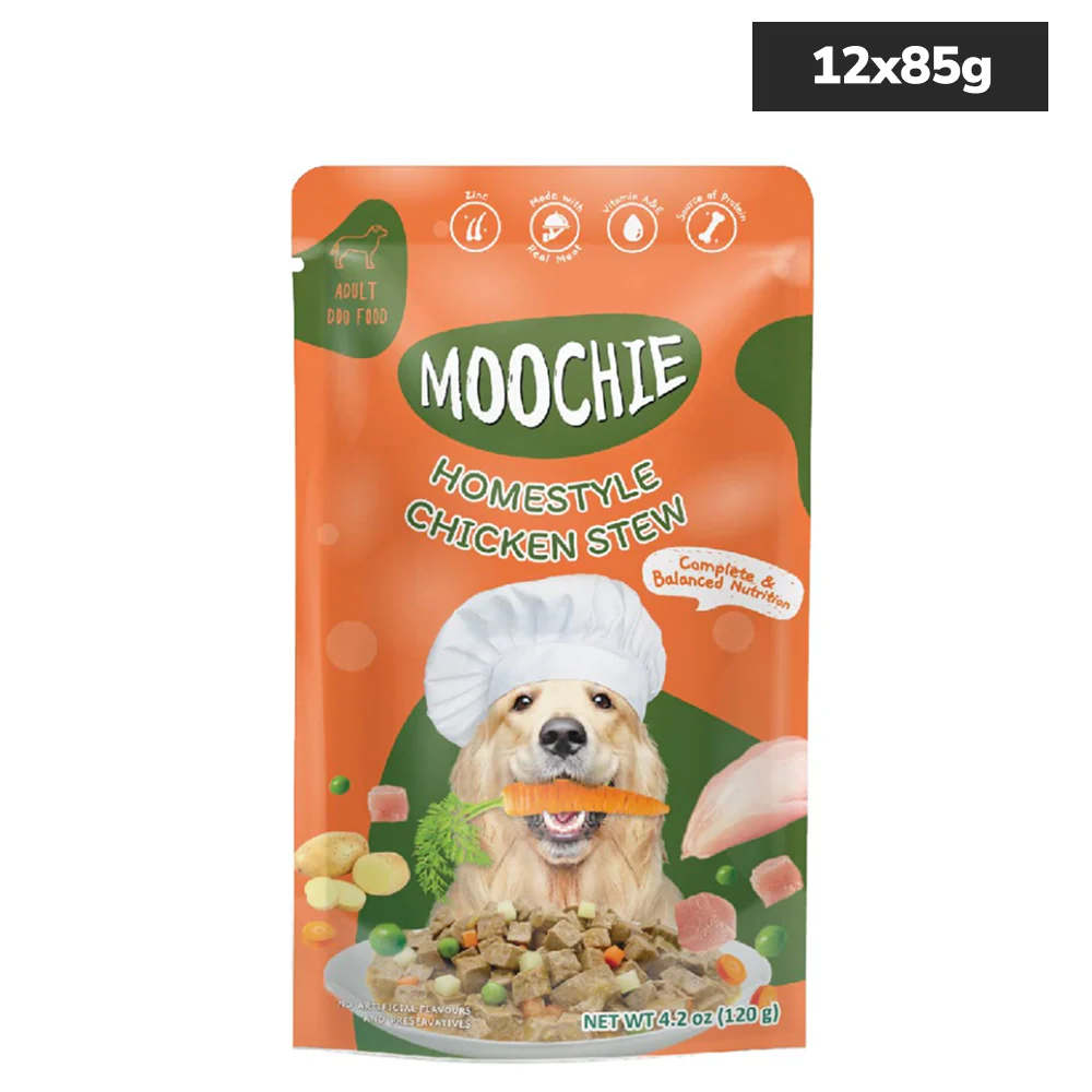 Moochie Homestyle Chicken Stew Gravy Adult Dog Wet Food - Image 2