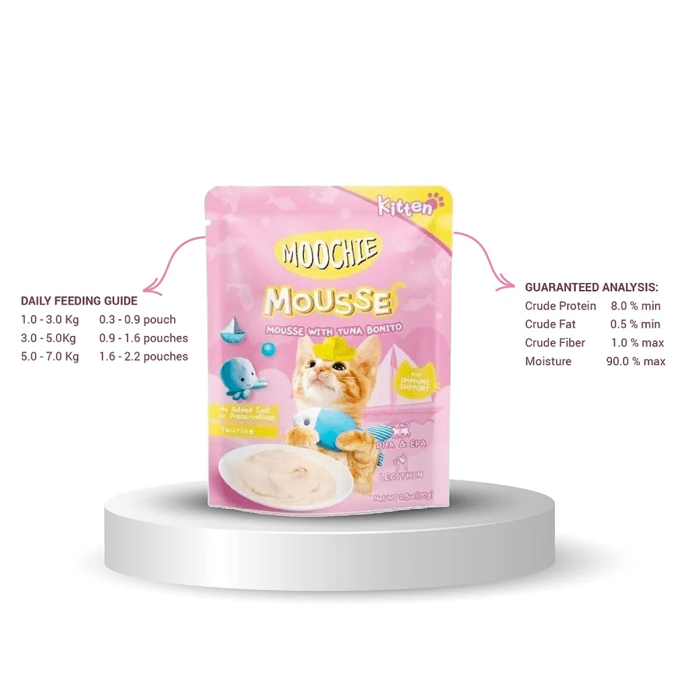 Moochie Mousse with Tuna Bonito Cat Treats - Image 4