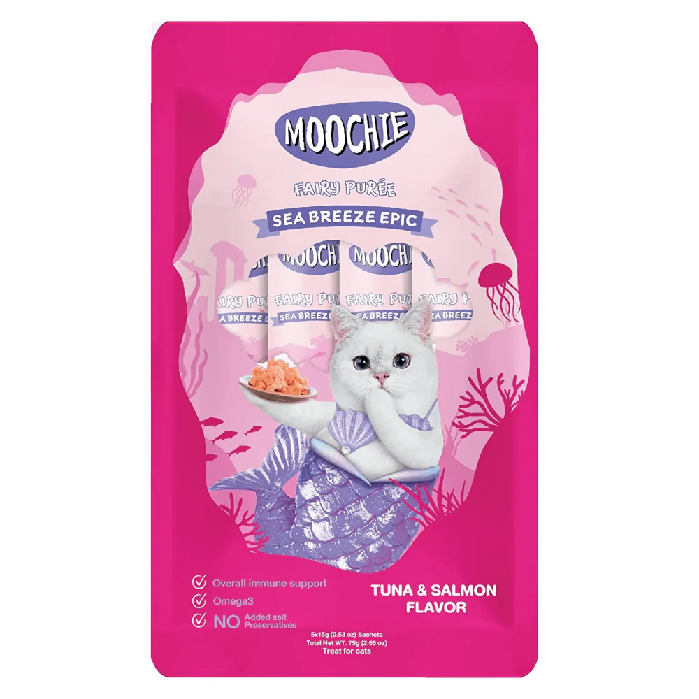 Moochie Tuna and Salmon Cat Treats - Image 2