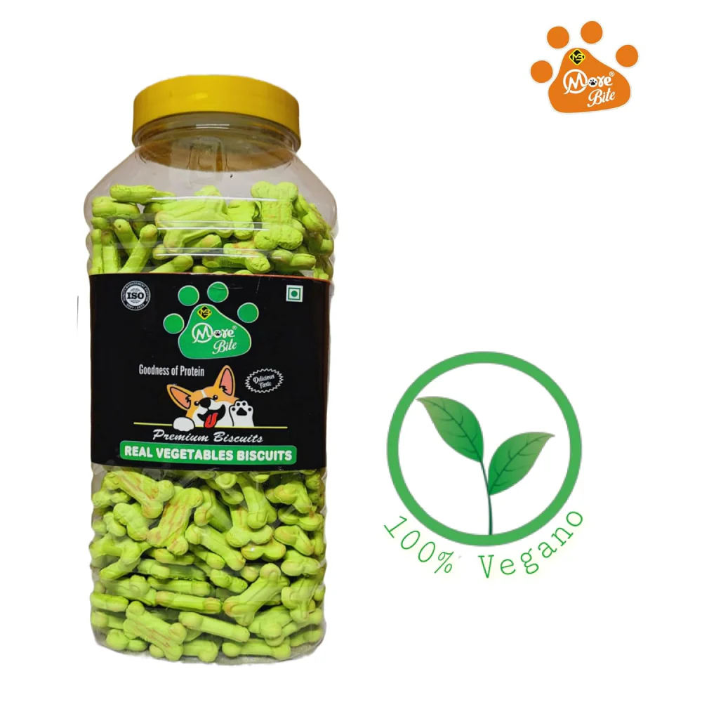 More Bites Veg Flavor Biscuit Dog Treats - Image 3