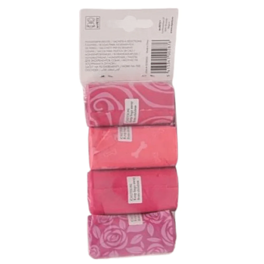 M Pets Dog Waste Bags Rose Scented - Image 2
