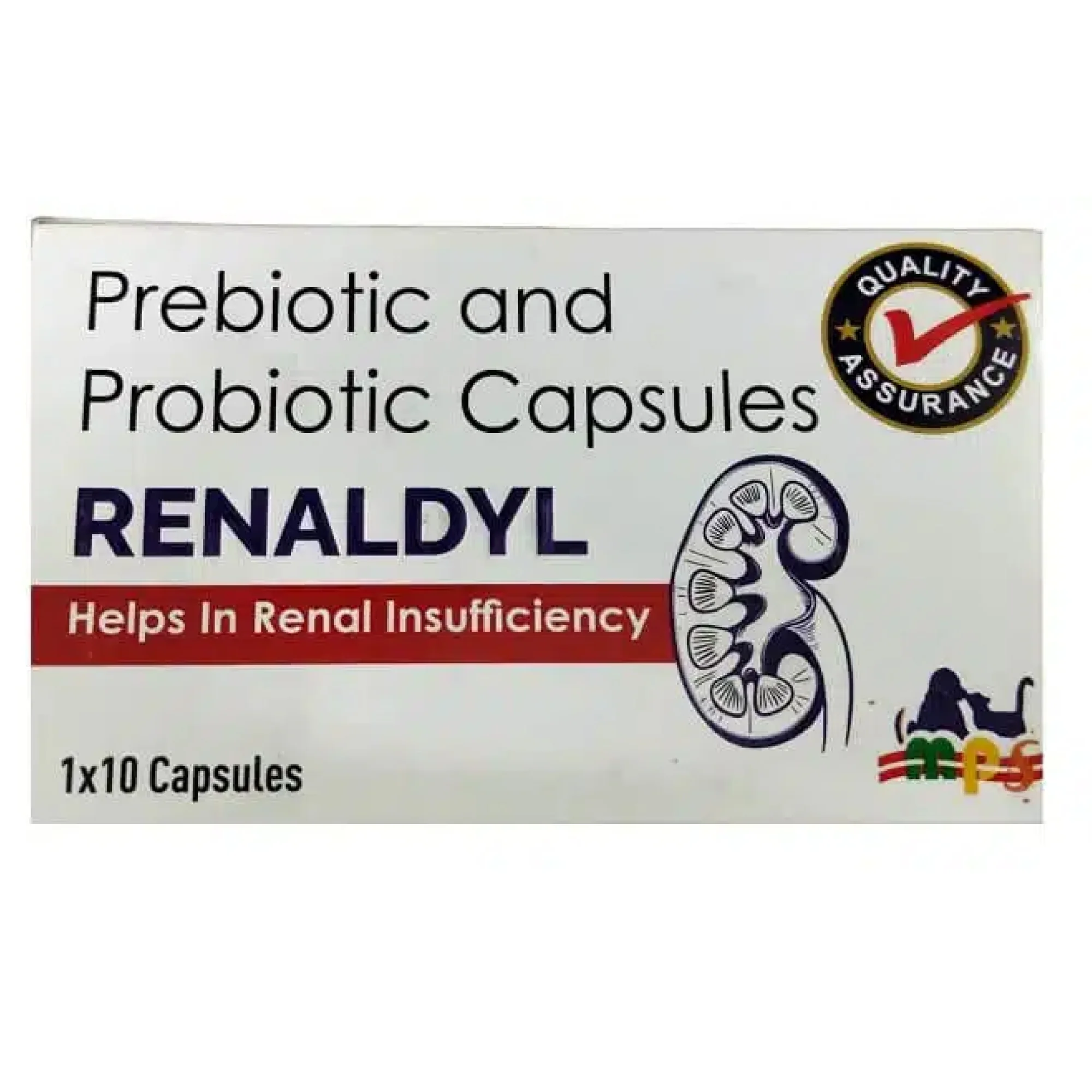 MPS Renaldyl Capsules Prebiotic & Probiotic Supplement for Dogs and Cats - Image 2