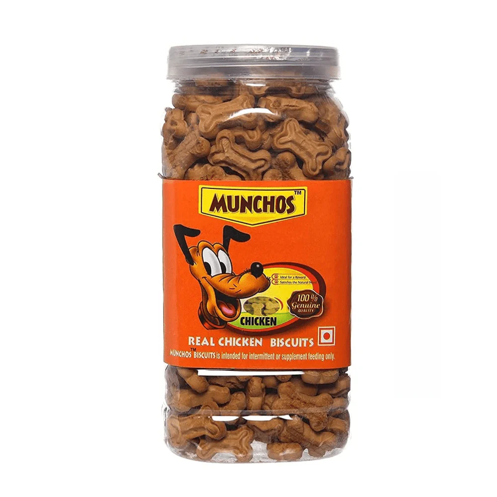 Munchos Chicken and Real Mutton Flavor Biscuit Dog Treats Combo - Image 2