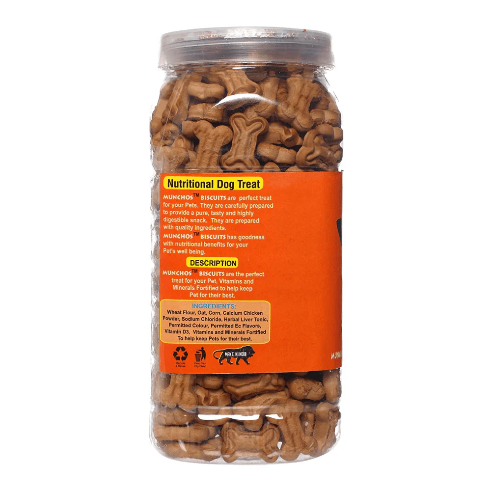 Munchos Chicken and Real Mutton Flavor Biscuit Dog Treats Combo - Image 3