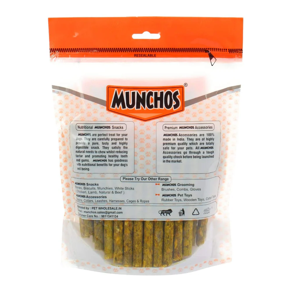 Munchos Premium Chicken Munchies Stick Dog Treats - Image 3