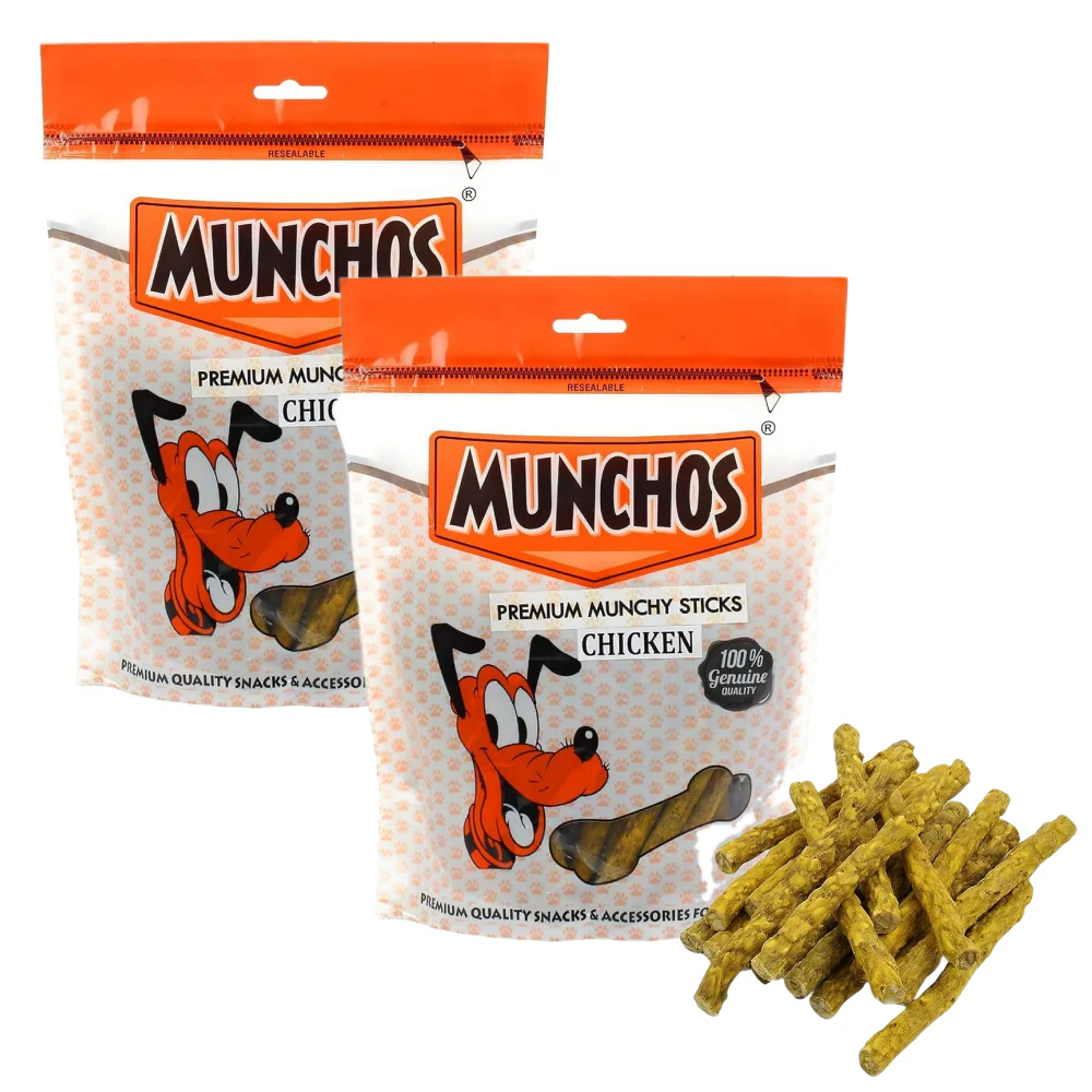 Munchos Premium Chicken Munchies Stick Dog Treats - Image 4