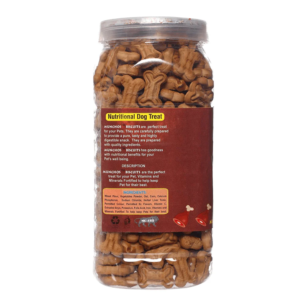 Munchos Real Mutton Flavour Biscuit Dog Treats - Image 3