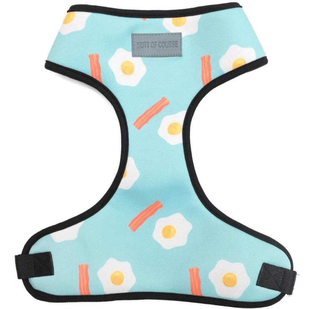 Mutt of Course Eggs N Bacon Harness for Dogs