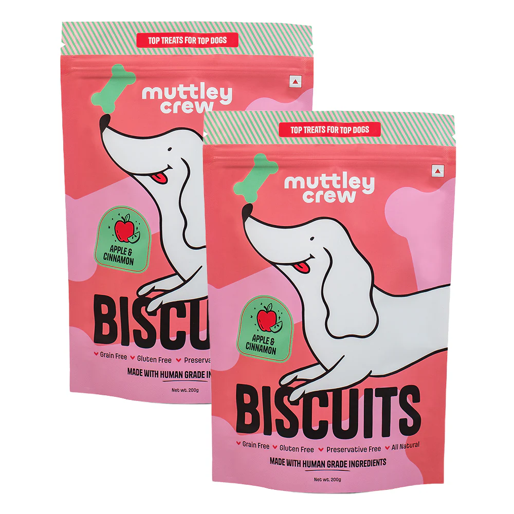 Muttley Crew Apple and Cinnamon Biscuits Dog Treats - Image 7