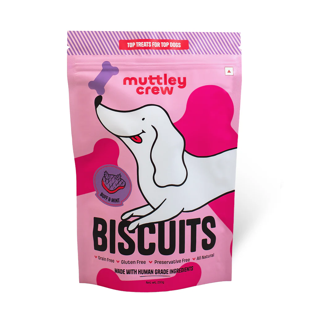 Muttley Crew Buff and Mint Biscuits Dog Treats