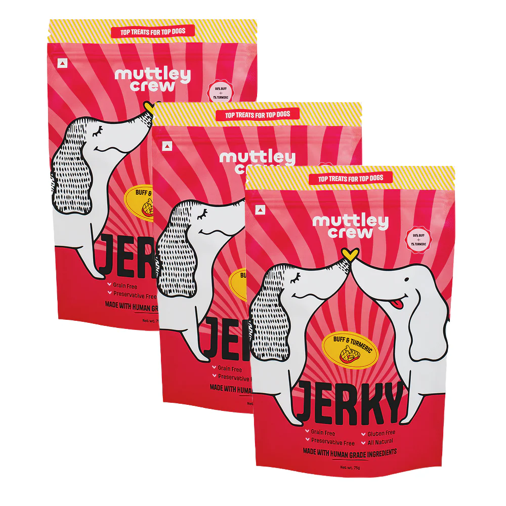 Muttley Crew Buff and Turmeric Jerky Dog Treats - Image 7