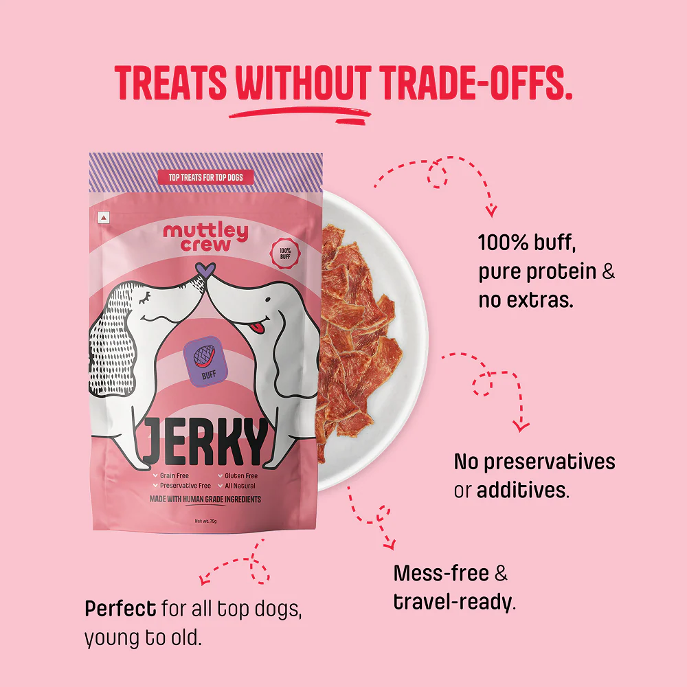 Muttley Crew Buff Jerky Dog Treats - Image 3