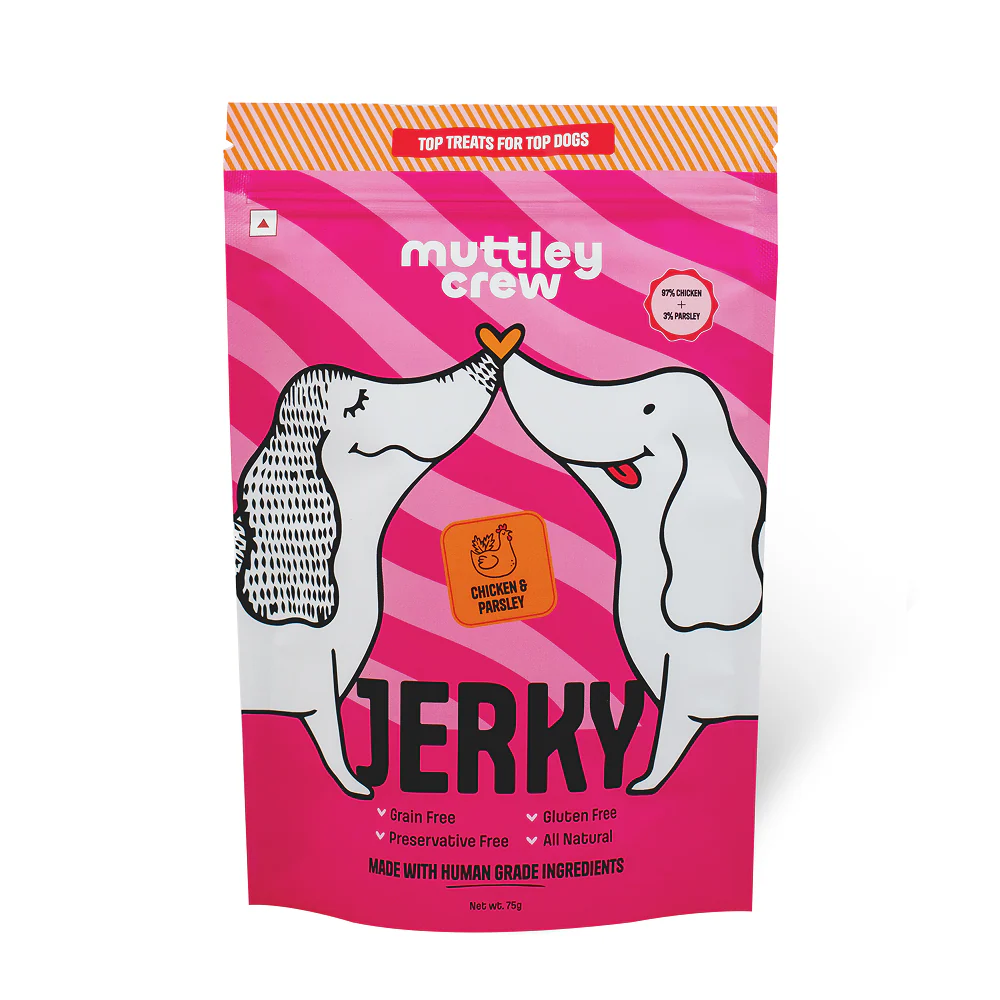 Muttley Crew Chicken and Parsley Jerky Dog Treats