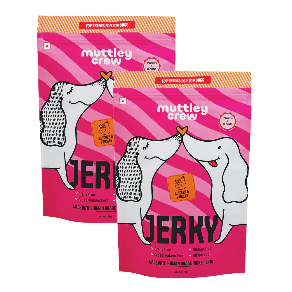 Muttley Crew Chicken and Parsley Jerky Dog Treats - Image 7