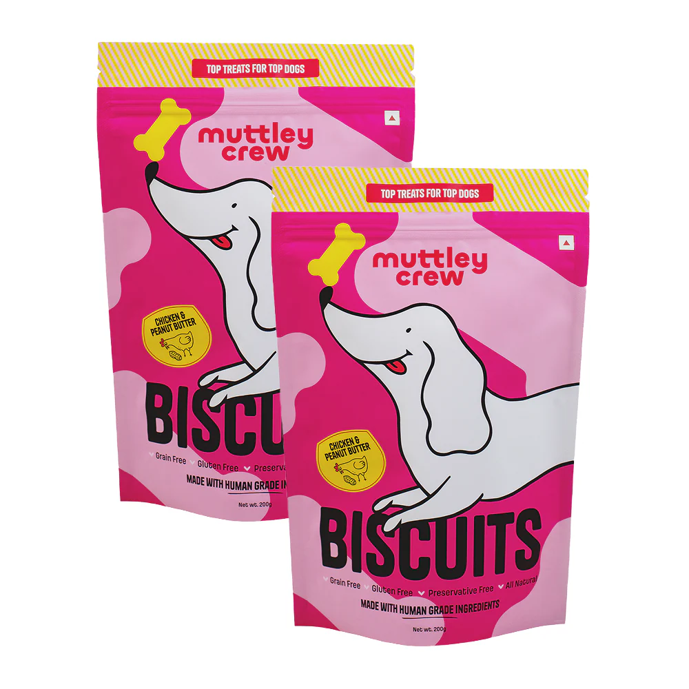 Muttley Crew Chicken and Peanut Butter Biscuits Dog Treats - Image 7