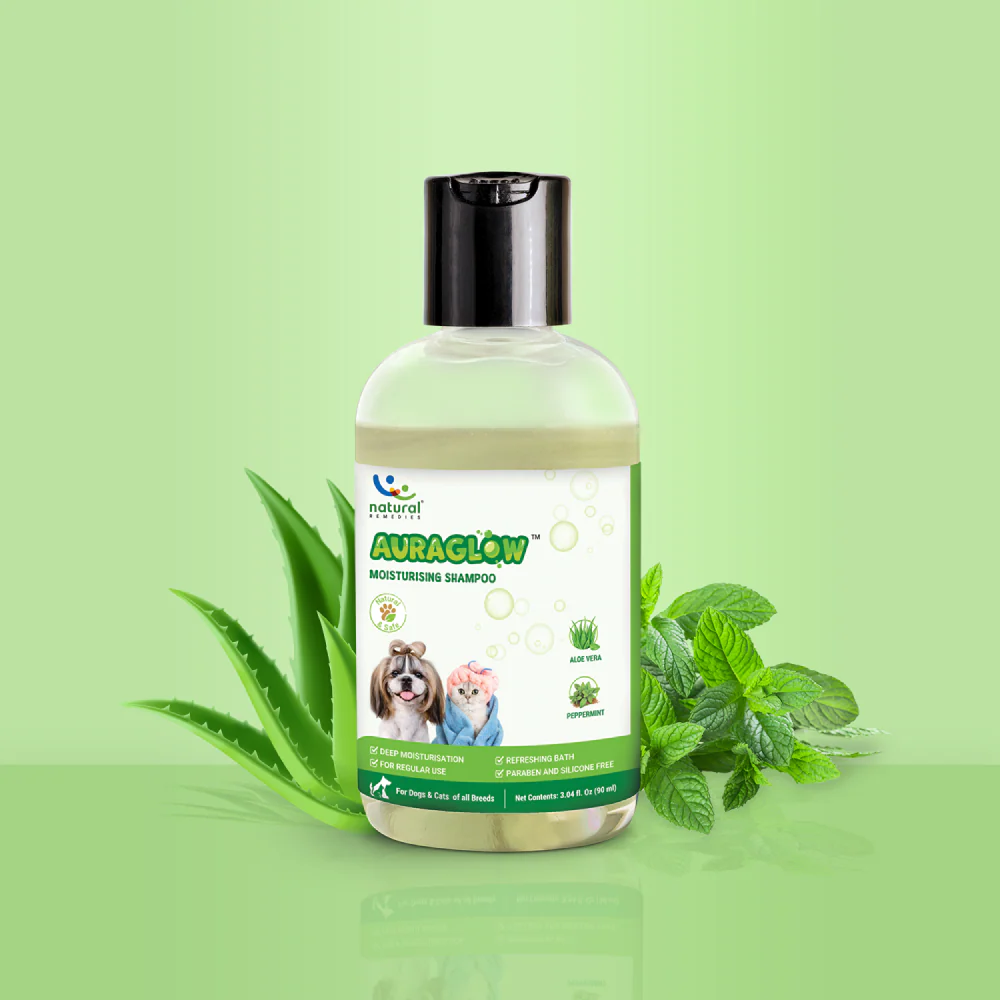 Natural Remedies Auraglow Moisturizing Shampoo for Dogs and Cats - Image 12