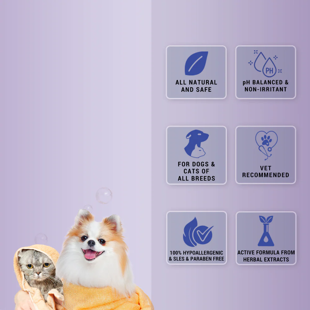 Natural Remedies Fresh Me Up Bloom Aloevera Cleanser for Dogs and Cats - Image 3