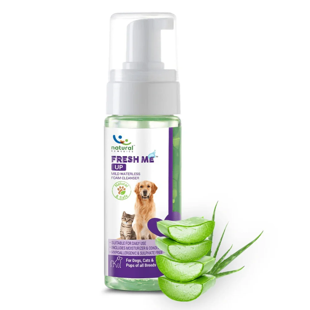 Natural Remedies Fresh Me Up Waterless Dry Shampoo for Dogs and Cats - Image 7