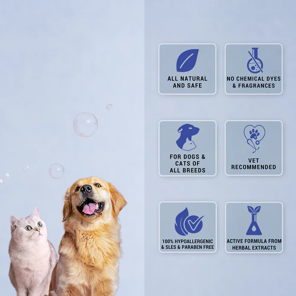 Natural Remedies Lush Me Up Anti Hairfall Shampoo for Dogs and Cats - Image 3