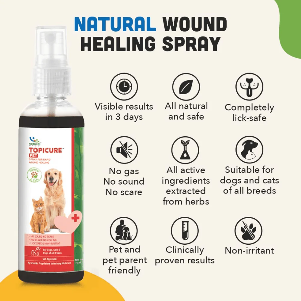Natural Remedies Lush Me Up Shampoo, Digestive Bites Treats & Topicure Wound Healing Spray Dog Combo - Image 16