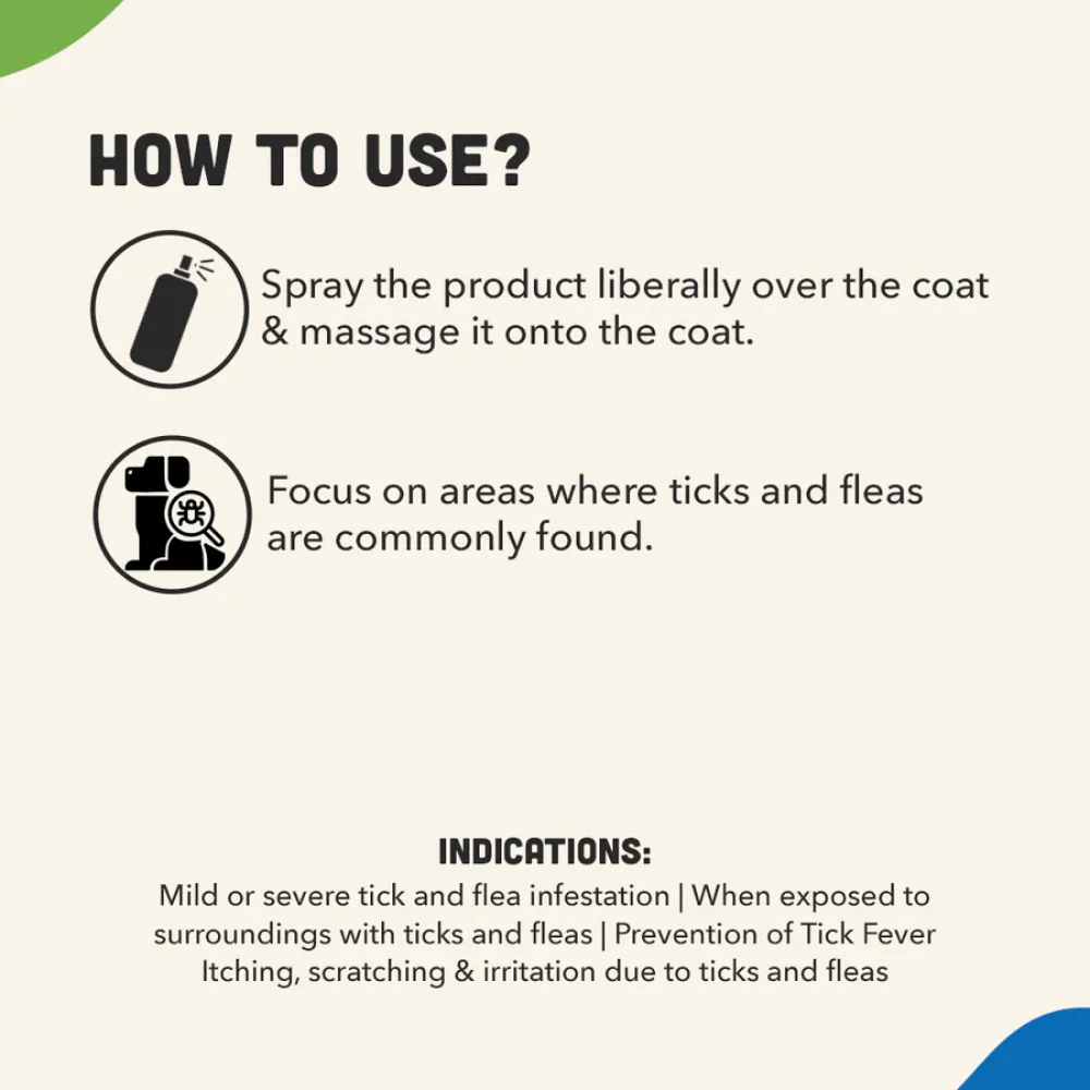 Natural Remedies Nomo Ticks Body Spray for Dogs and Cats - Image 3