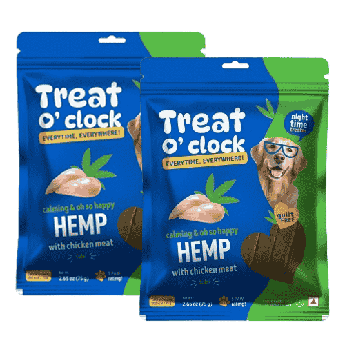 Natural Remedies Treat O'Clock Hemp with Chicken Meat Treats for Dogs - Image 5