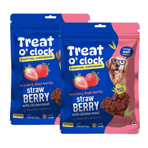 Natural Remedies Treat O'Clock Strawberry with Chicken Meat Treats for Dogs - Image 5