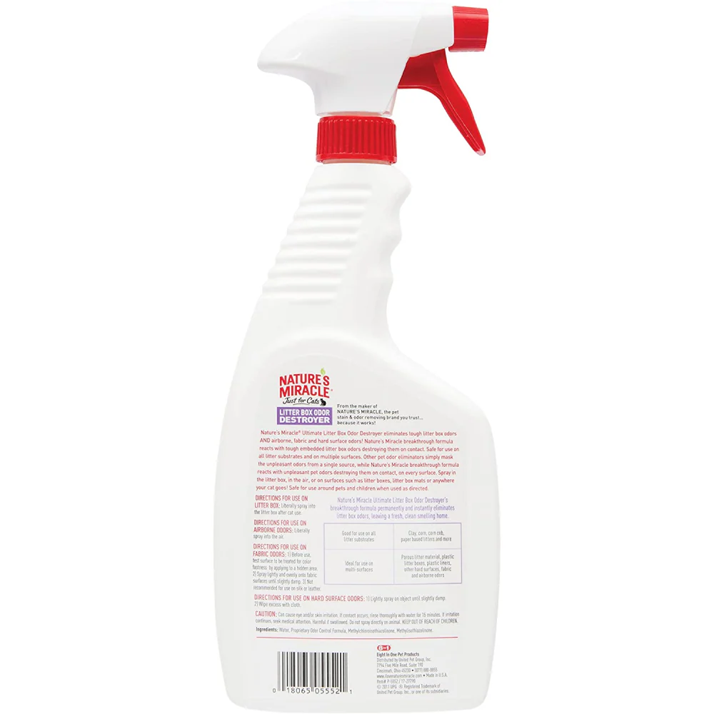 Nature’s Miracle Litter Box Odor Destroyer for Cats - Image 2