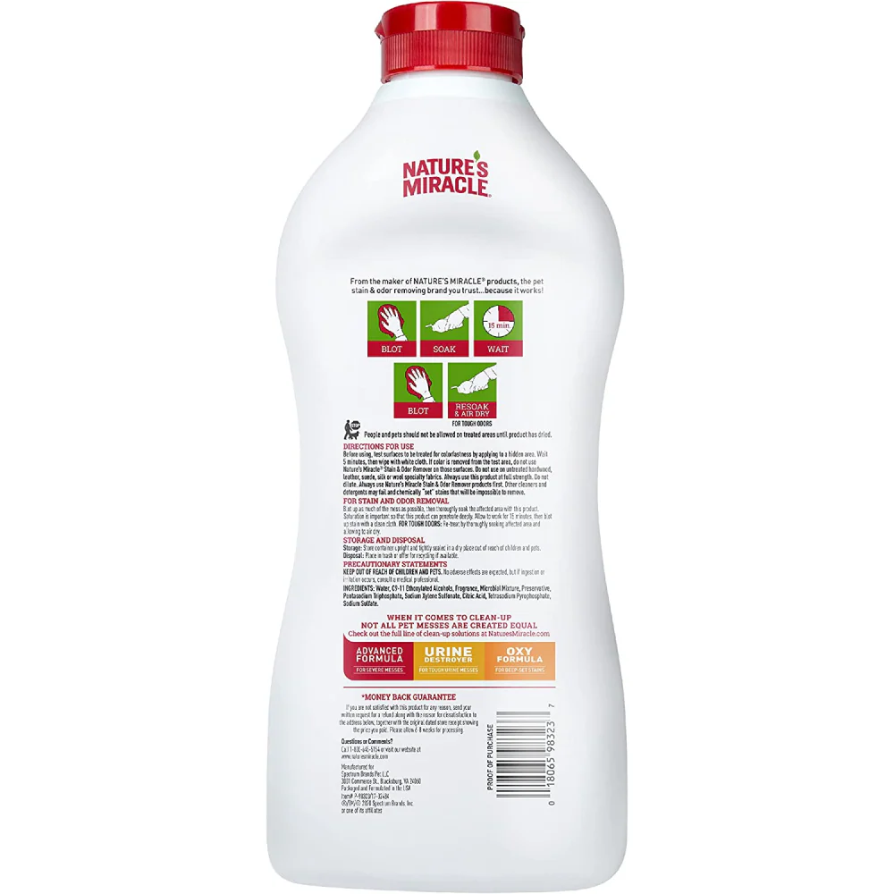 Nature’s Miracle Stain & Odor Remover for Cats - Image 2