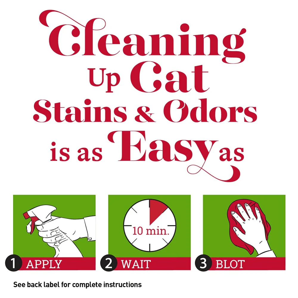Nature’s Miracle Stain & Odor Remover for Cats (Melon Burst) - Image 5