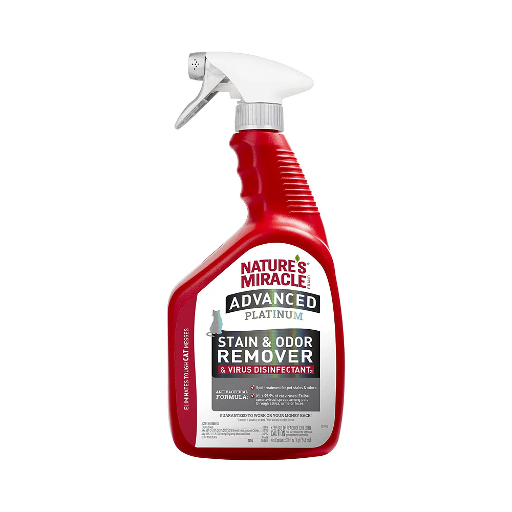 Nature's Miracle JFC Fresh Scented Advanced Platinum Stain and Odor Remover and Virus Disinfectant for Cats - Image 2
