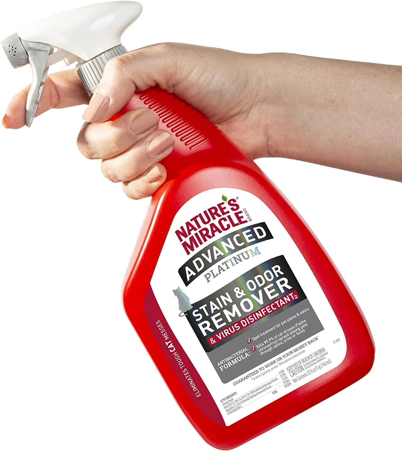 Nature's Miracle JFC Fresh Scented Advanced Platinum Stain and Odor Remover and Virus Disinfectant for Cats - Image 7