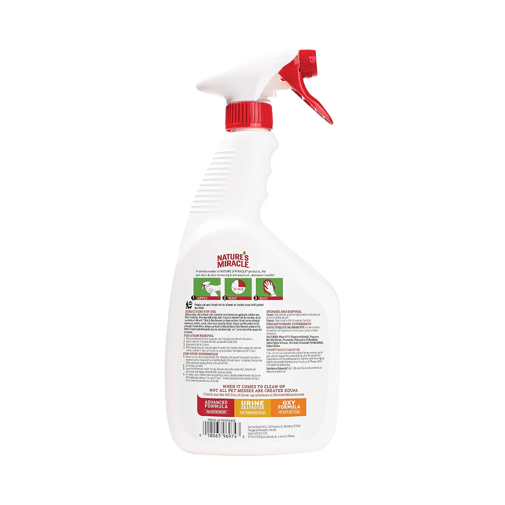 Nature's Miracle JFC Light Citrus Scented Stain and Odor Remover for Cats - Image 2