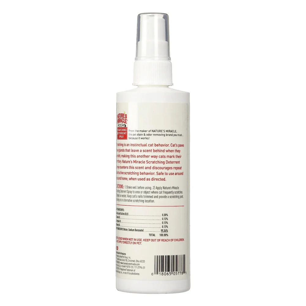 Natures Miracle Scratching Deter Spray for Cats - Image 3