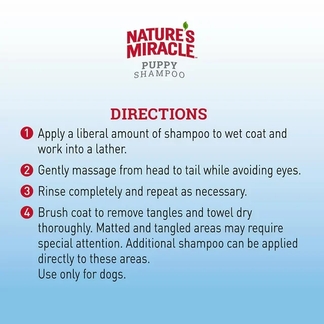 Nature's Miracle Cotton Air Scented Shampoo and Conditioner for Puppies and Dogs - Image 12